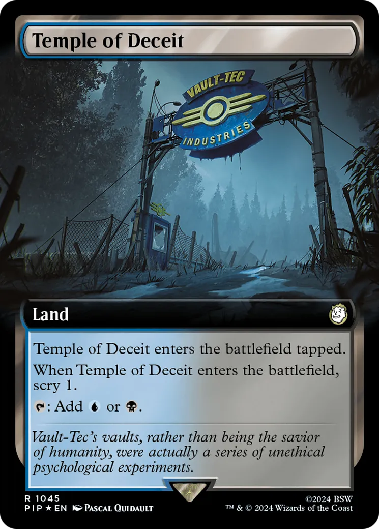 Temple de la tromperie — Fallout — Magic: The Gathering