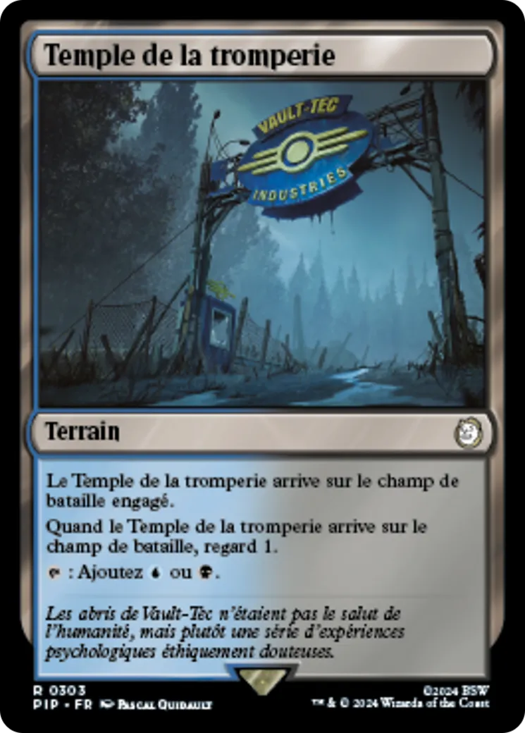 Temple de la tromperie — Fallout — Magic: The Gathering