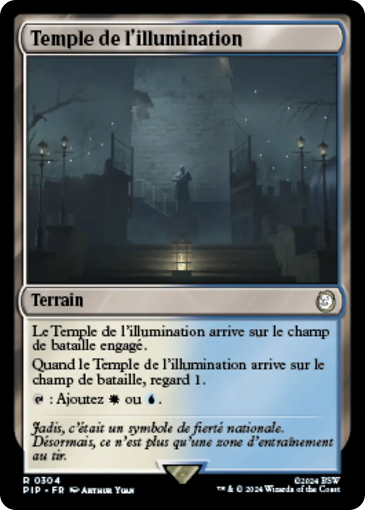 Temple de l'illumination — Fallout — Magic: The Gathering