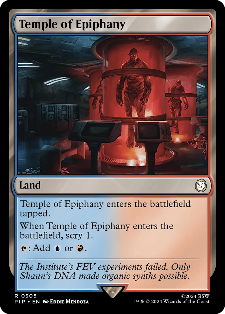 Temple of Epiphany — Fallout — Magic: The Gathering