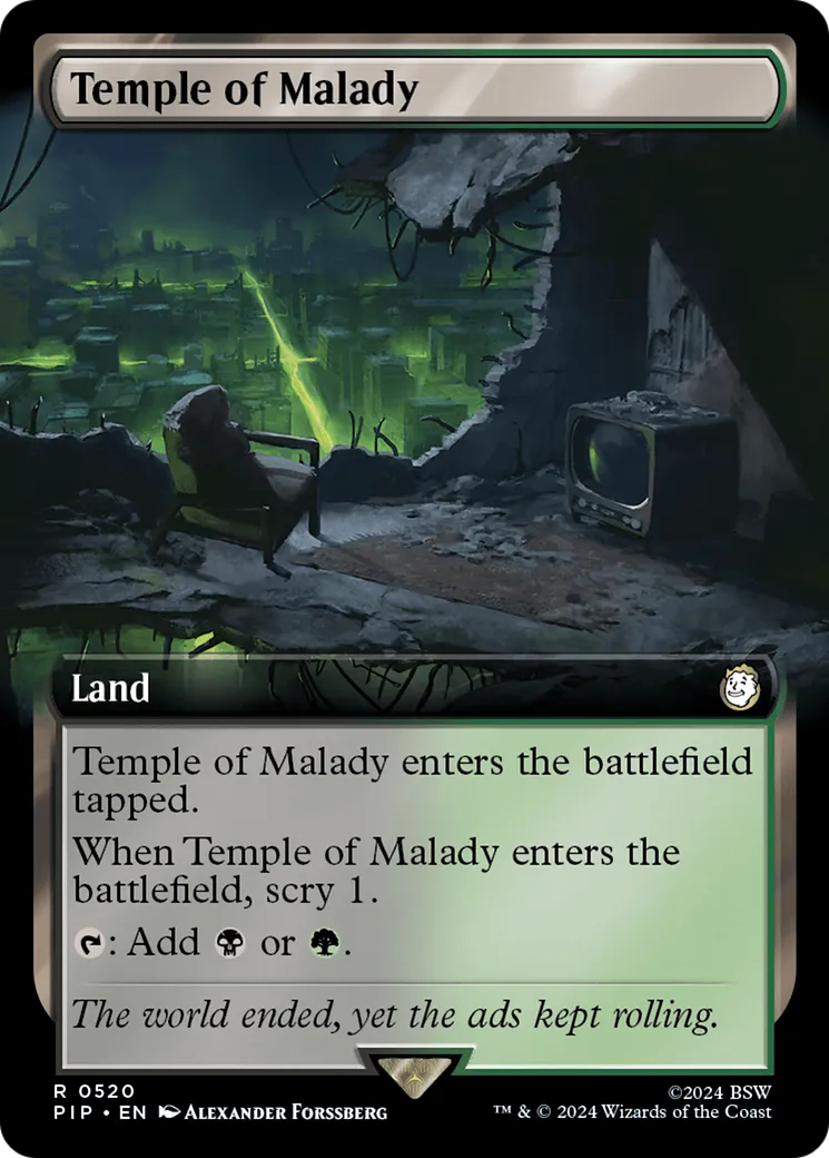 Temple de la maladie — Fallout — Magic: The Gathering