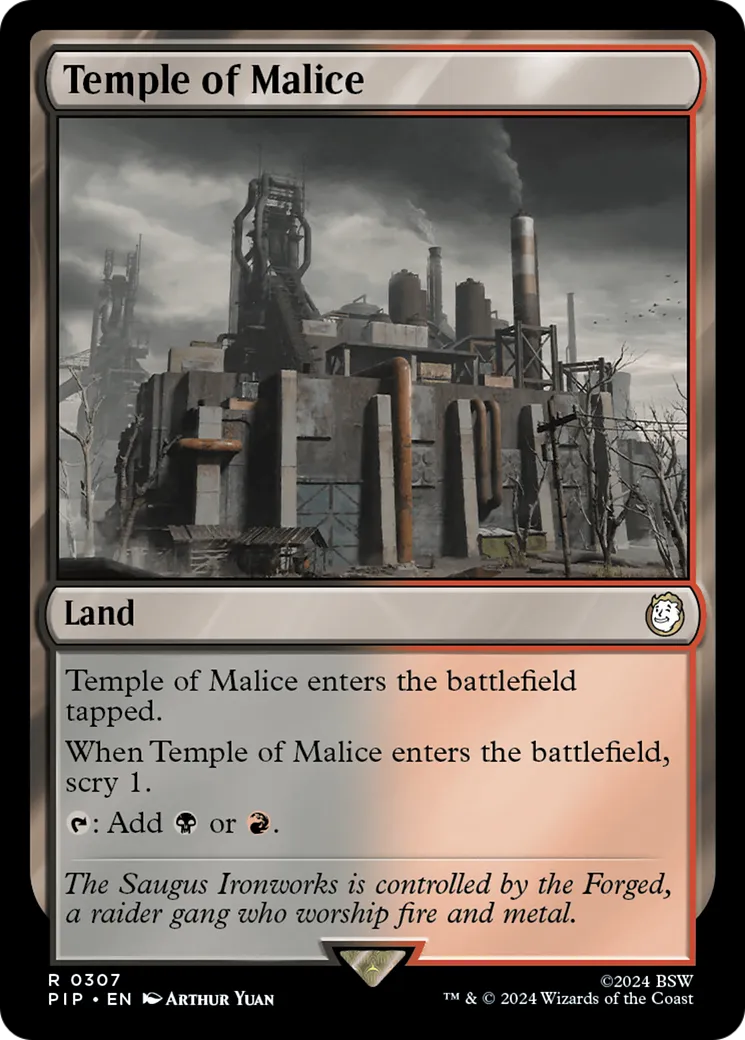 Temple of Malice — Fallout — Magic: The Gathering