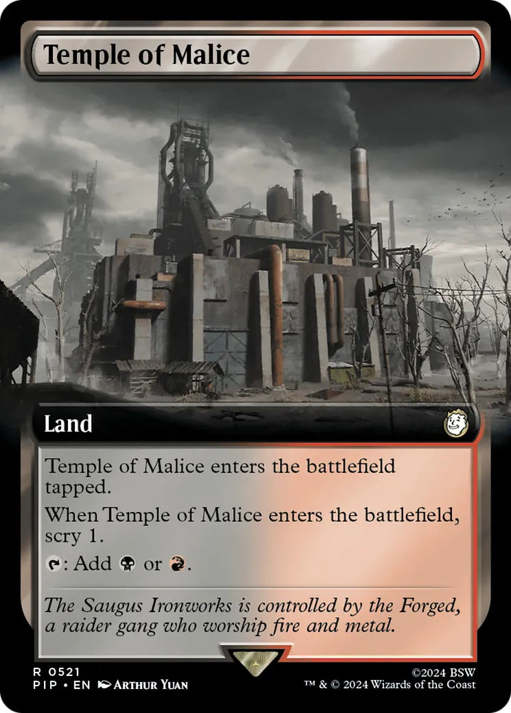 Temple of Malice — Fallout — Magic: The Gathering