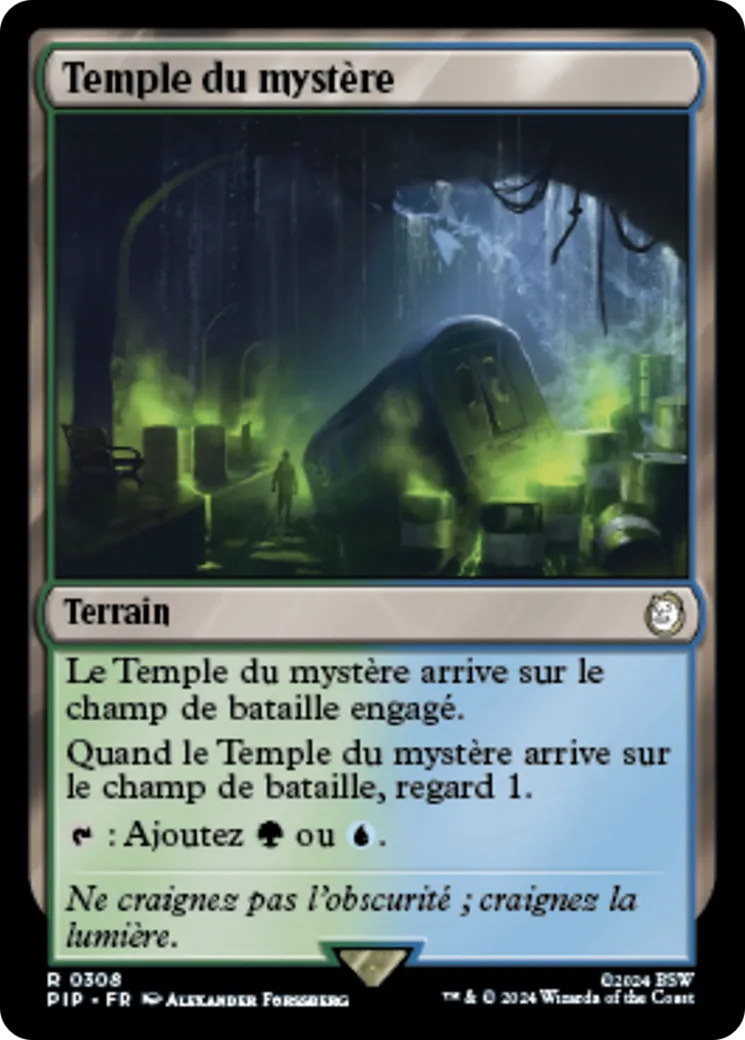 Temple du mystère from Fallout - Magic: The Gathering