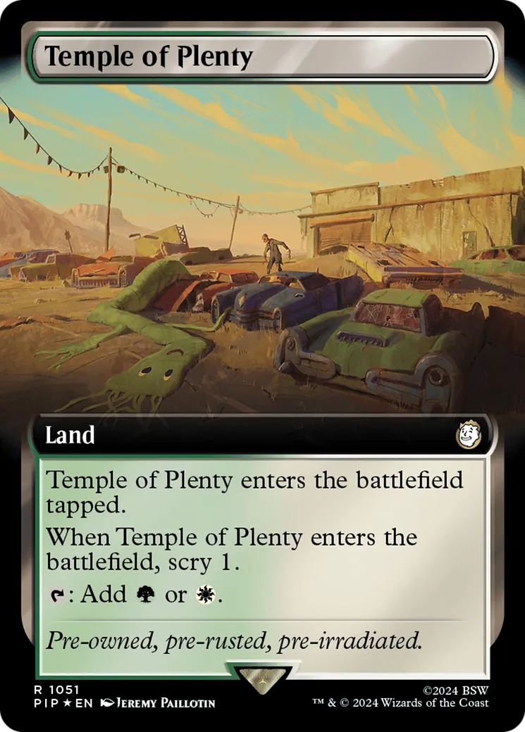 Temple de la profusion — Fallout — Magic: The Gathering