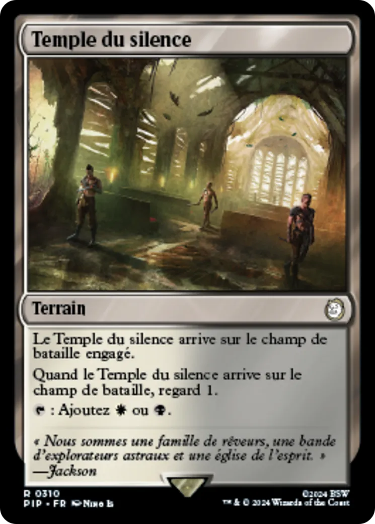 Temple du silence — Fallout — Magic: The Gathering