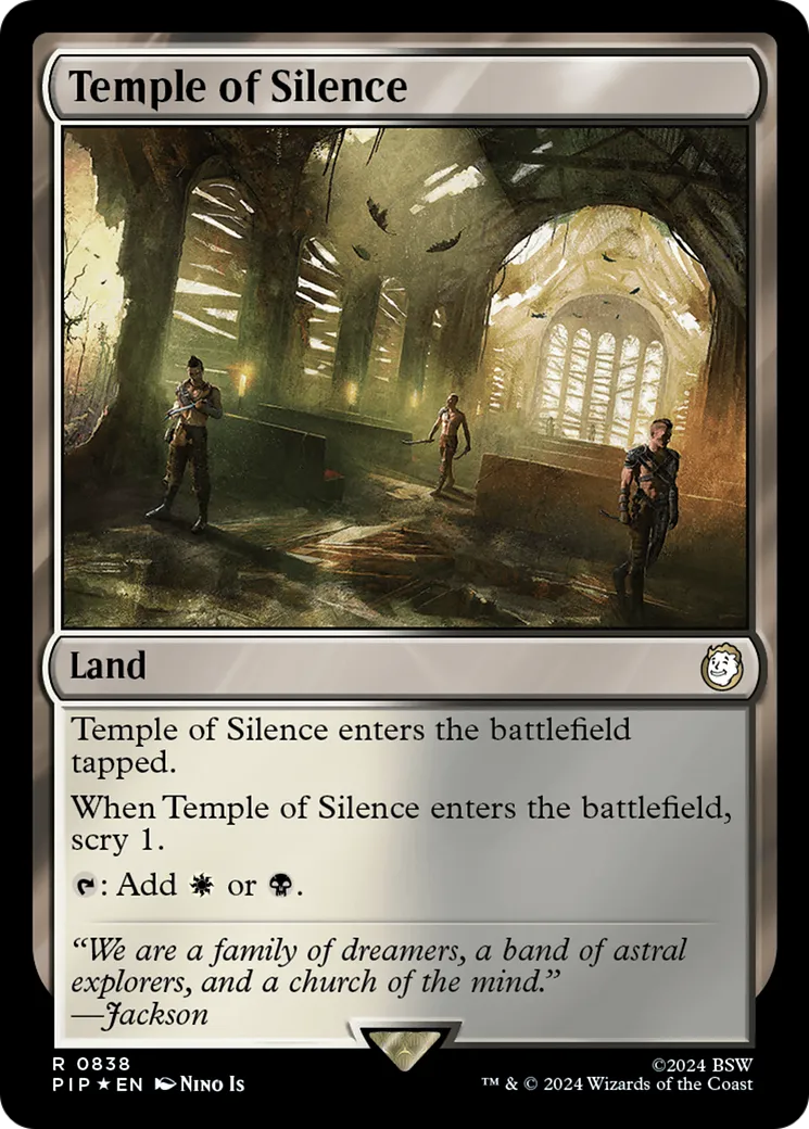 Temple du silence — Fallout — Magic: The Gathering