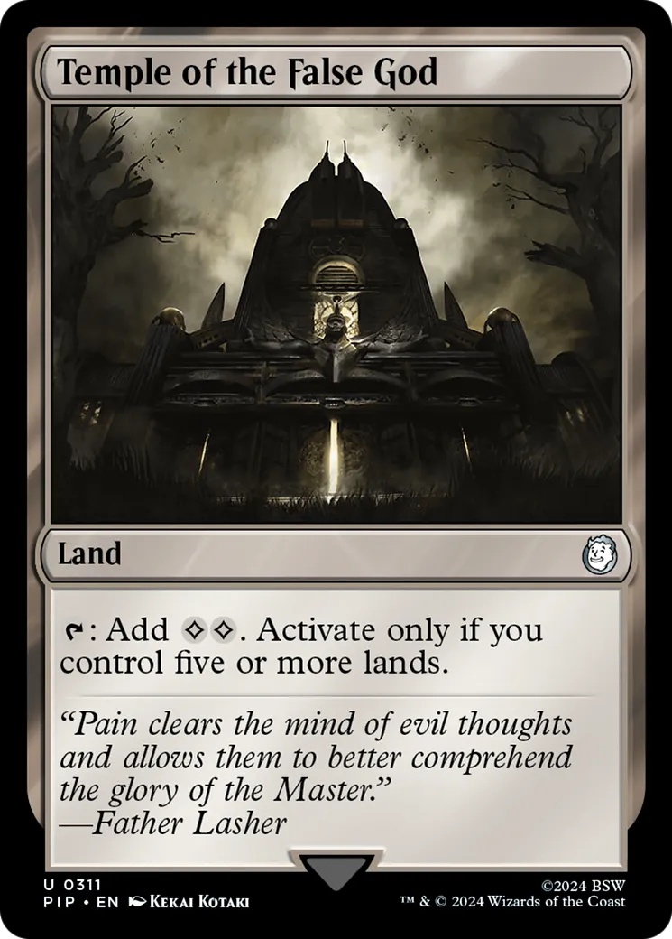 Temple of the False God — Fallout — Magic: The Gathering