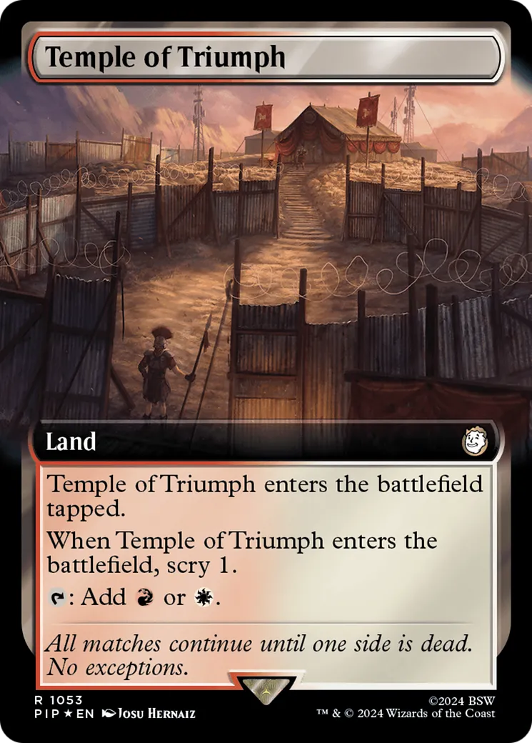 Temple of Triumph — Fallout — Magic: The Gathering