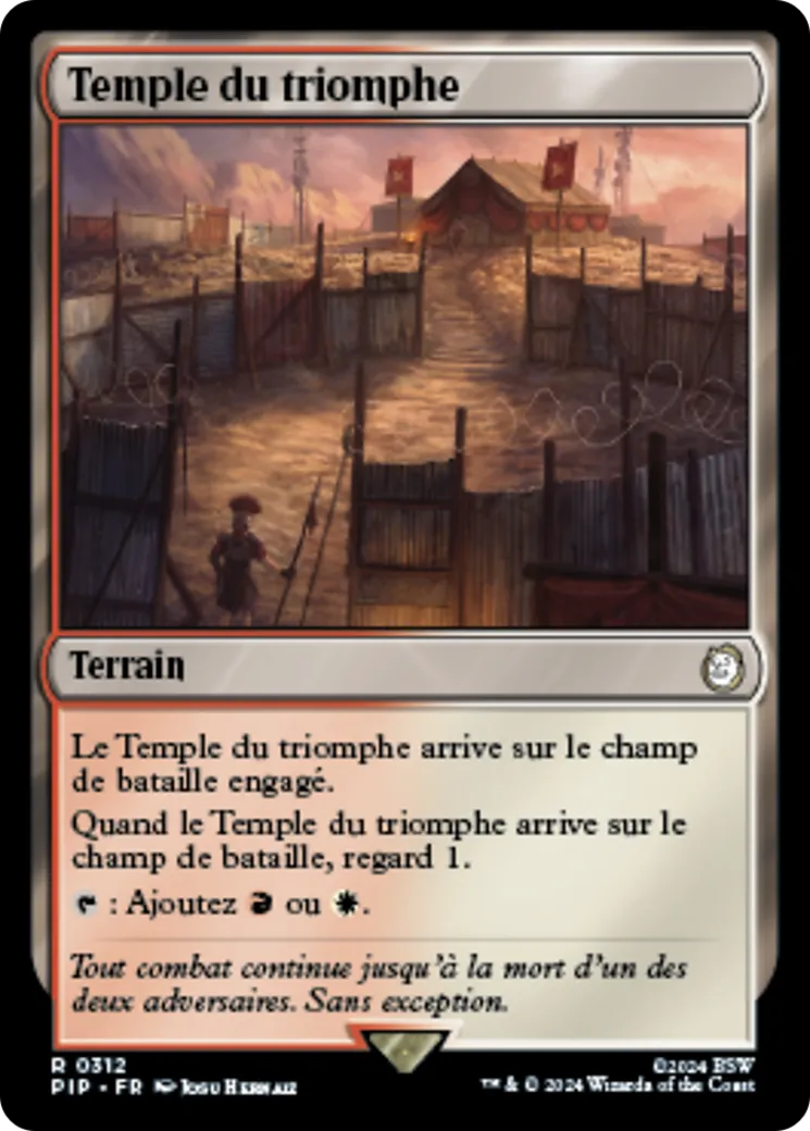 Temple du triomphe — Fallout — Magic: The Gathering