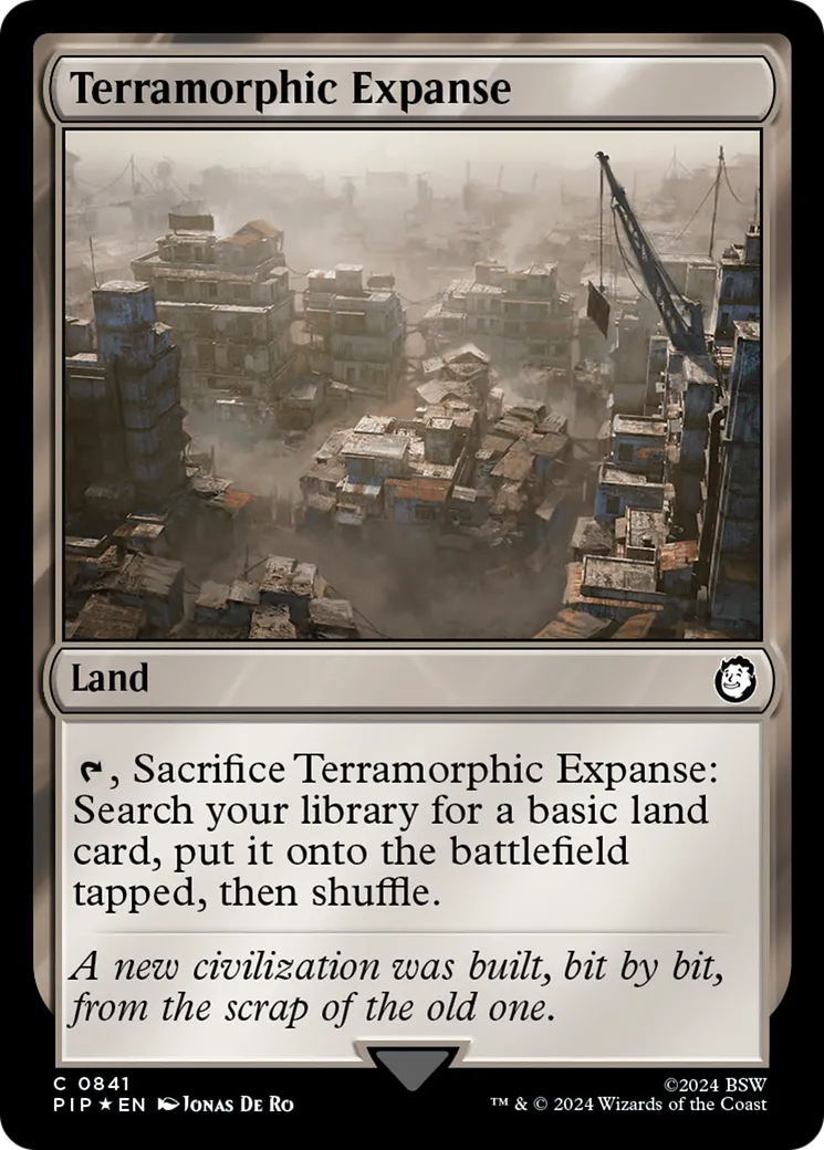 Immensité terramorphe — Fallout — Magic: The Gathering