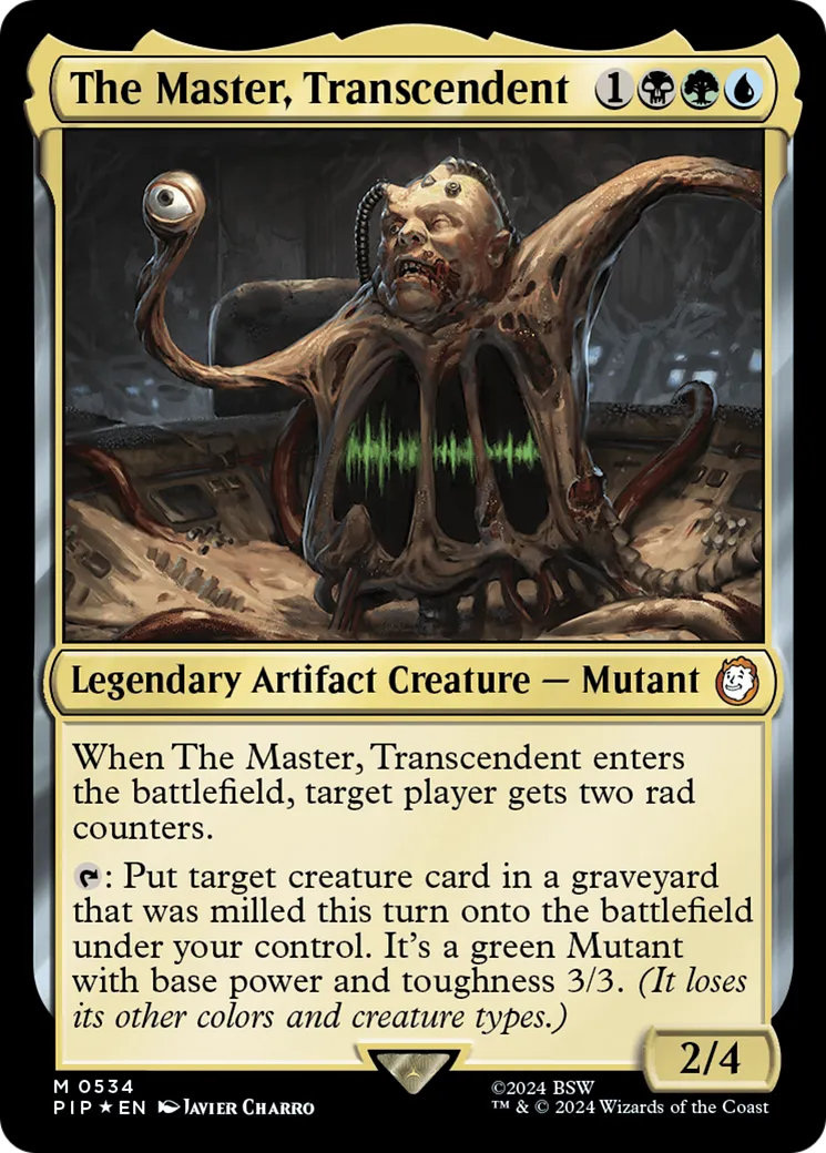 The Master, Transcendent — Fallout — Magic: The Gathering