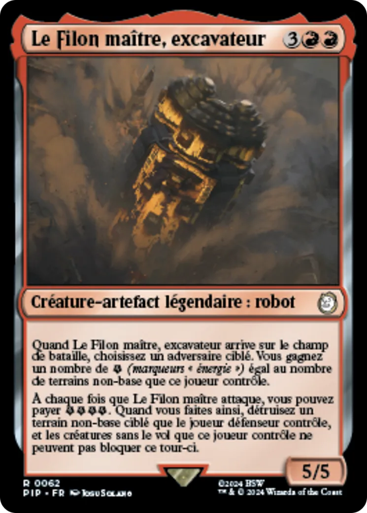 Le Filon maître, excavateur — Fallout — Magic: The Gathering