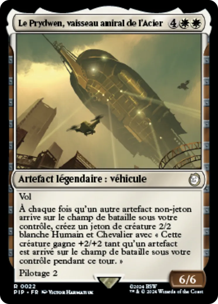 Le Prydwen, vaisseau amiral de l'Acier — Fallout — Magic: The Gathering