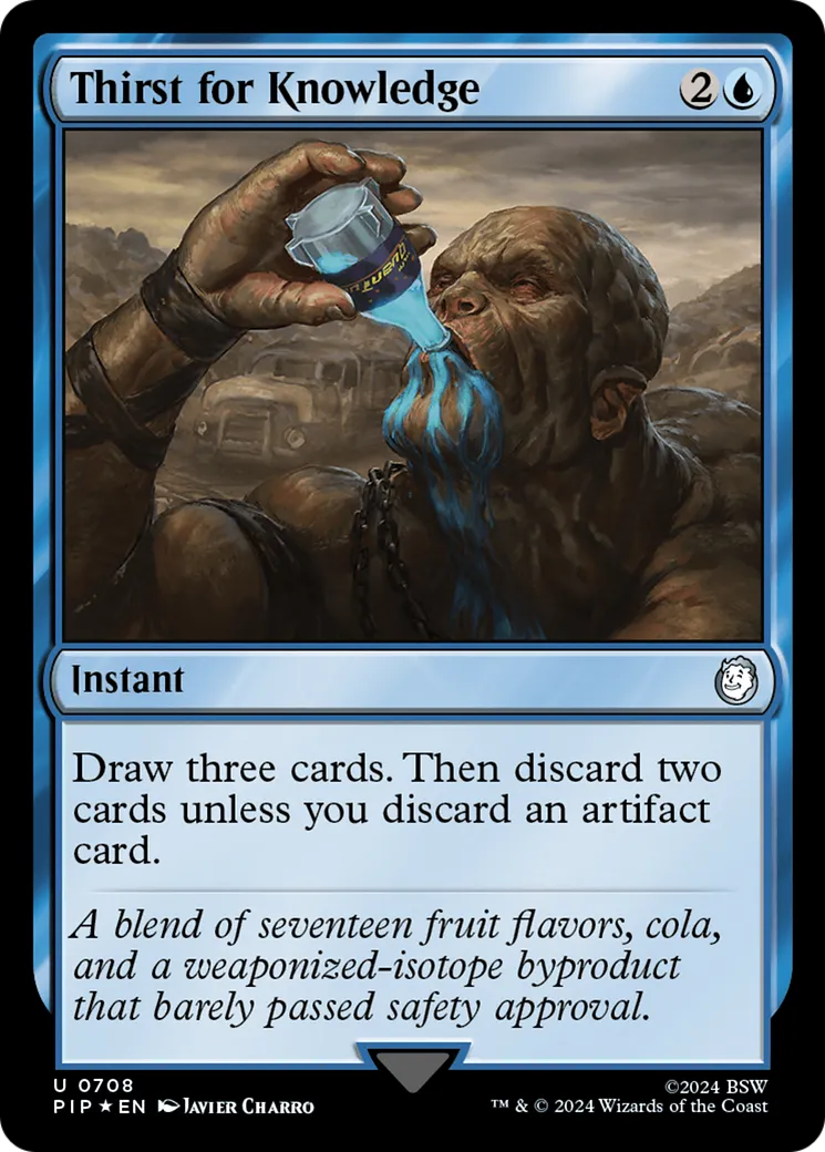 Thirst for Knowledge — Fallout — Magic: The Gathering