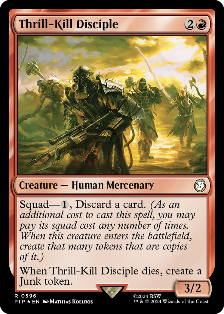 Thrill-Kill Disciple — Fallout — Magic: The Gathering