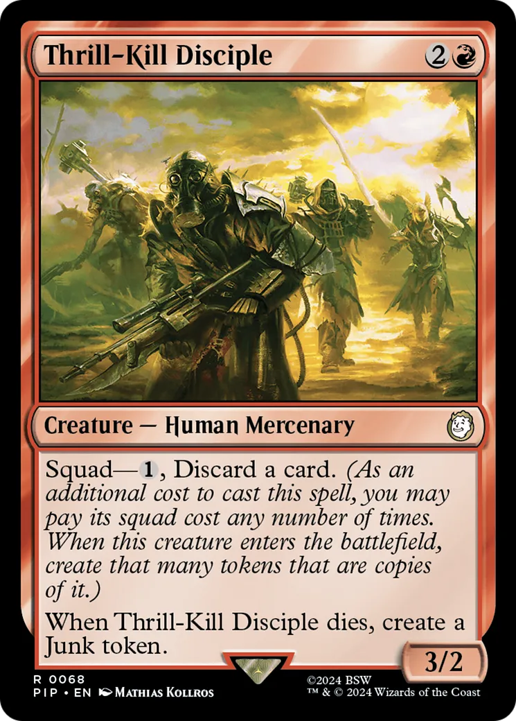 Disciple de la tuerie — Fallout — Magic: The Gathering