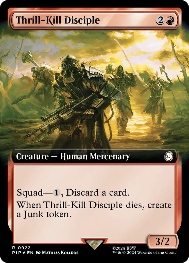 Disciple de la tuerie — Fallout — Magic: The Gathering