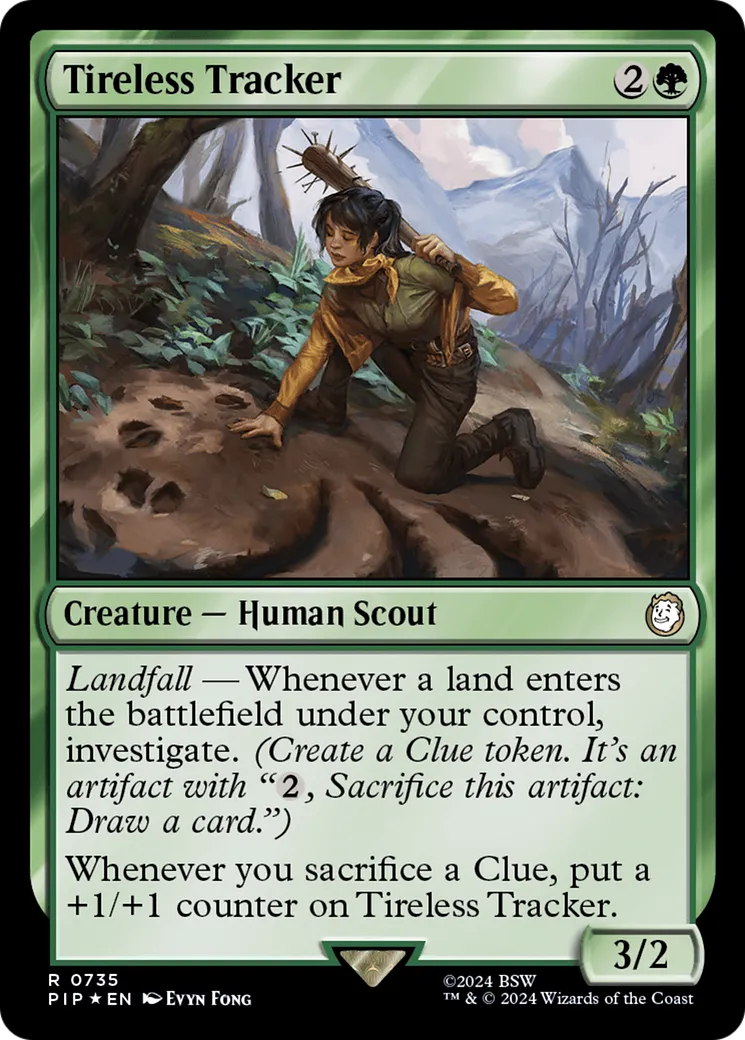 Traqueuse infatigable — Fallout — Magic: The Gathering