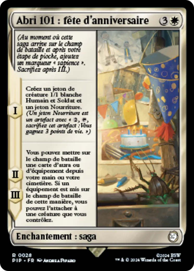 Abri 101 : fête d'anniversaire — Fallout — Magic: The Gathering