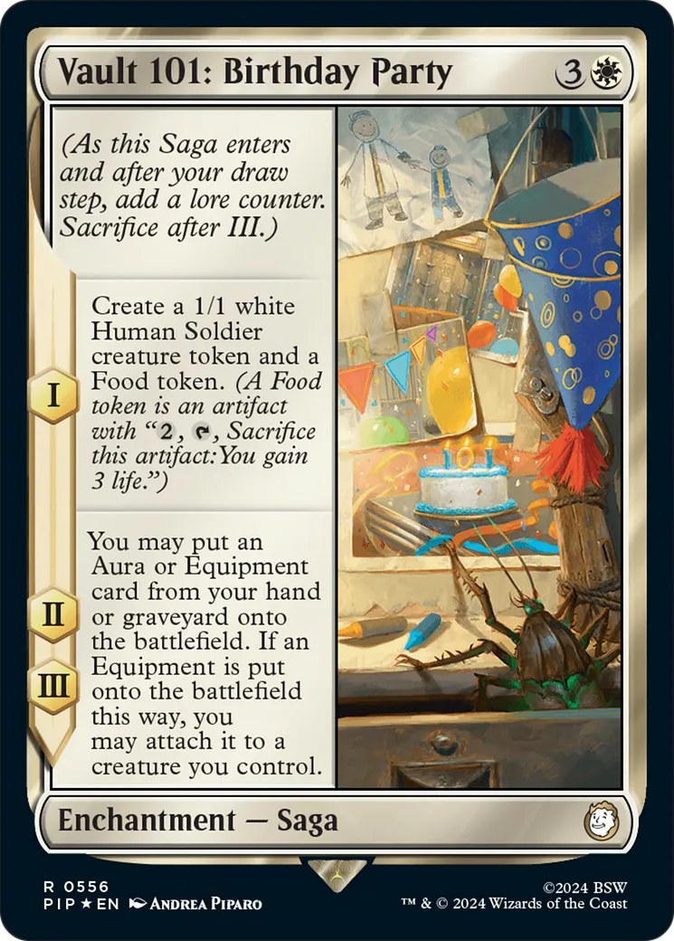 Abri 101 : fête d'anniversaire — Fallout — Magic: The Gathering