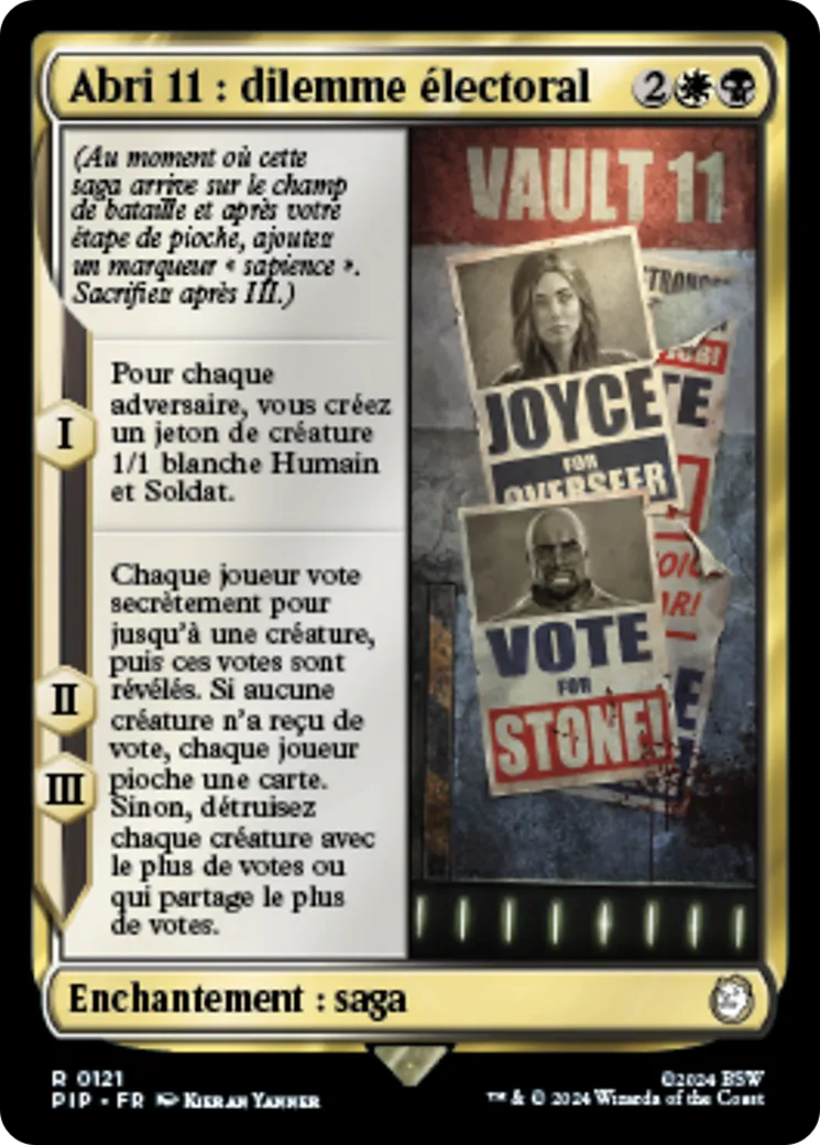Abri 11 : dilemme électoral from Fallout - Magic: The Gathering