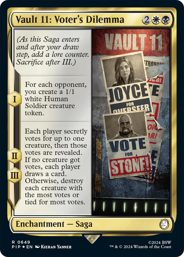 Abri 11 : dilemme électoral — Fallout — Magic: The Gathering