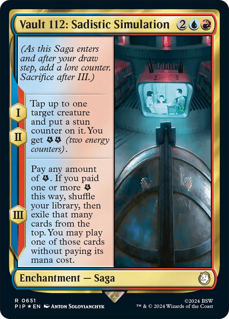 Abri 112 : simulation cruelle — Fallout — Magic: The Gathering