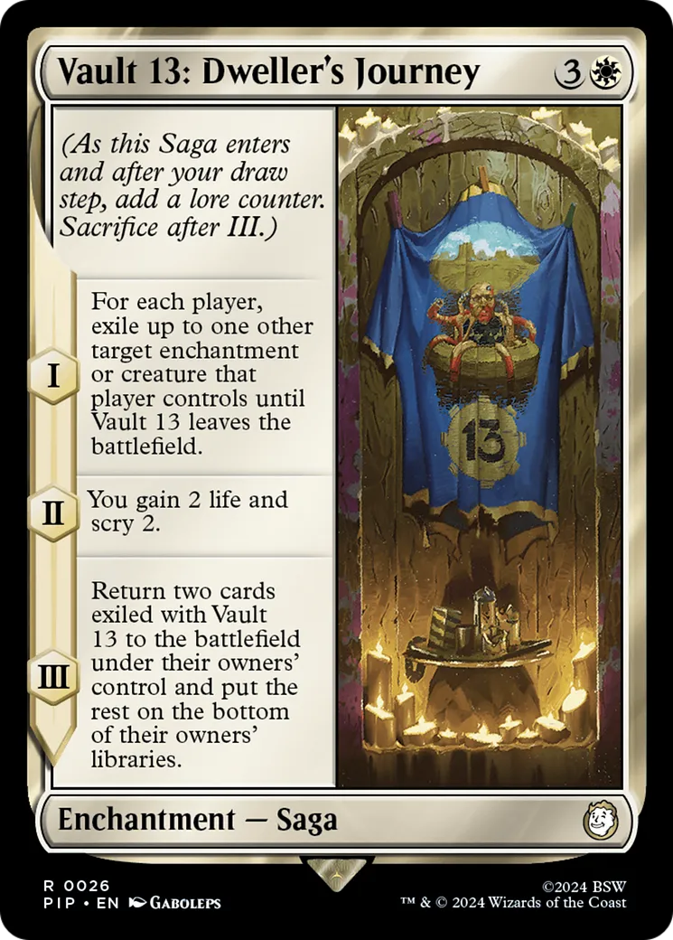 Abri 13 : voyage de l'Habitant — Fallout — Magic: The Gathering