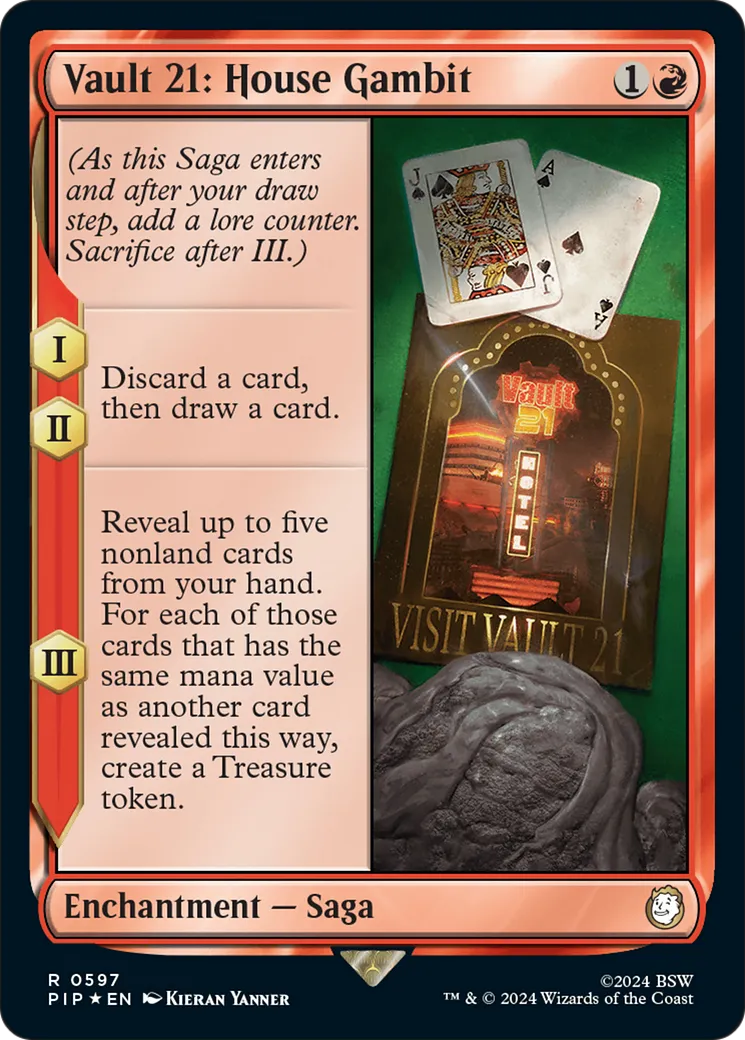 Abri 21 : pari de la maison — Fallout — Magic: The Gathering