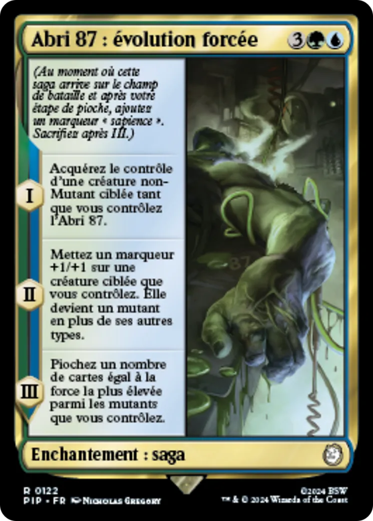 Abri 87 : évolution forcée — Fallout — Magic: The Gathering