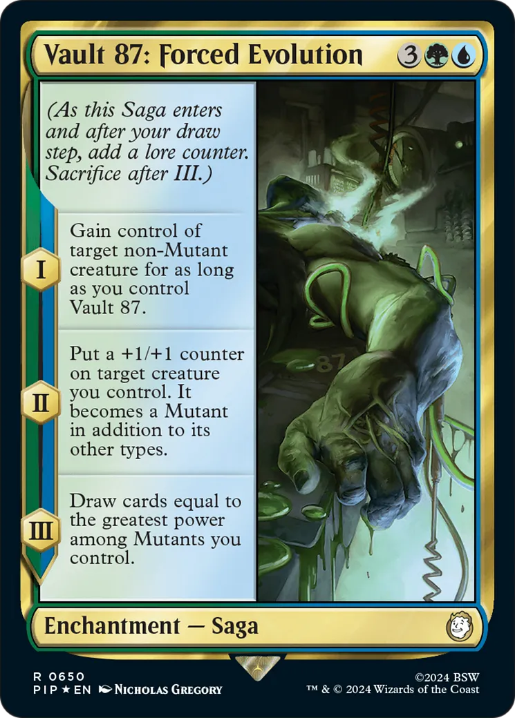 Abri 87 : évolution forcée — Fallout — Magic: The Gathering