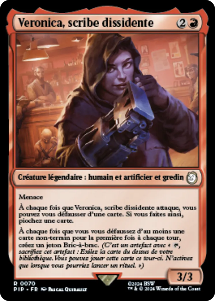 Veronica, scribe dissidente — Fallout — Magic: The Gathering