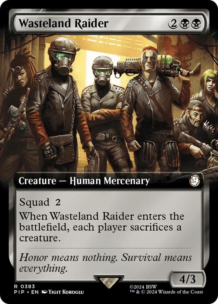 Wasteland Raider — Fallout — Magic: The Gathering