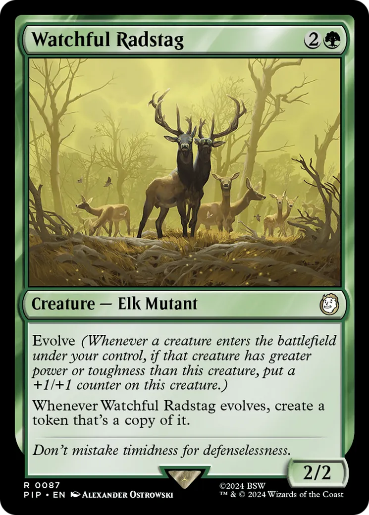Radcerf vigilant — Fallout — Magic: The Gathering