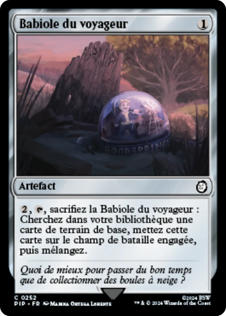 Babiole du voyageur — Fallout — Magic: The Gathering