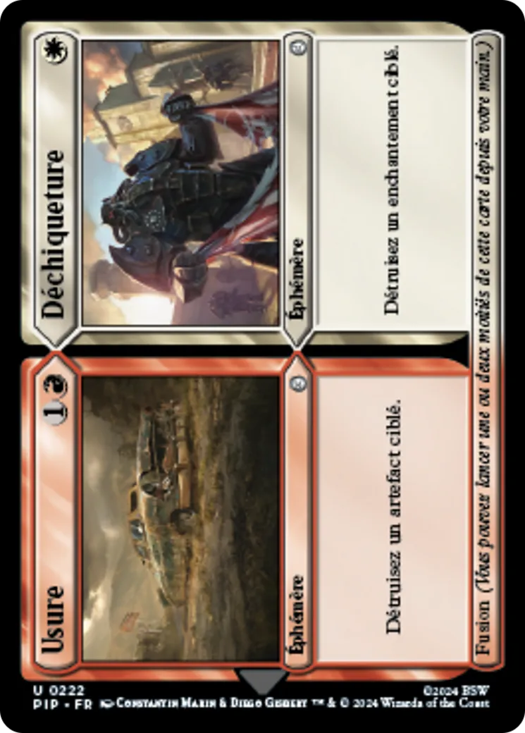 Usure // Déchiqueture — Fallout — Magic: The Gathering