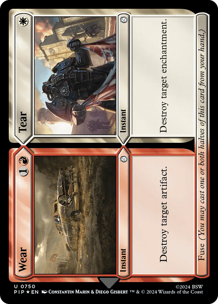 Wear // Tear — Fallout — Magic: The Gathering