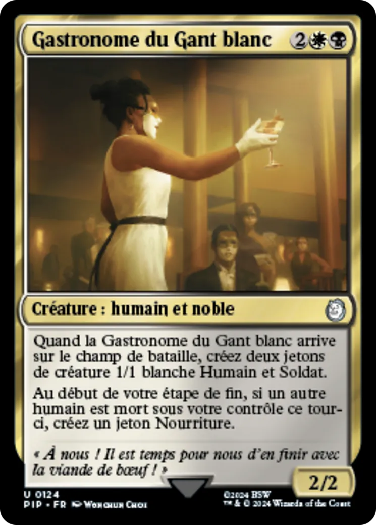 Gastronome du Gant blanc — Fallout — Magic: The Gathering