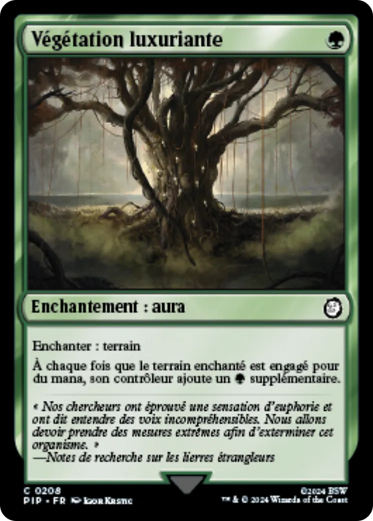 Végétation luxuriante — Fallout — Magic: The Gathering