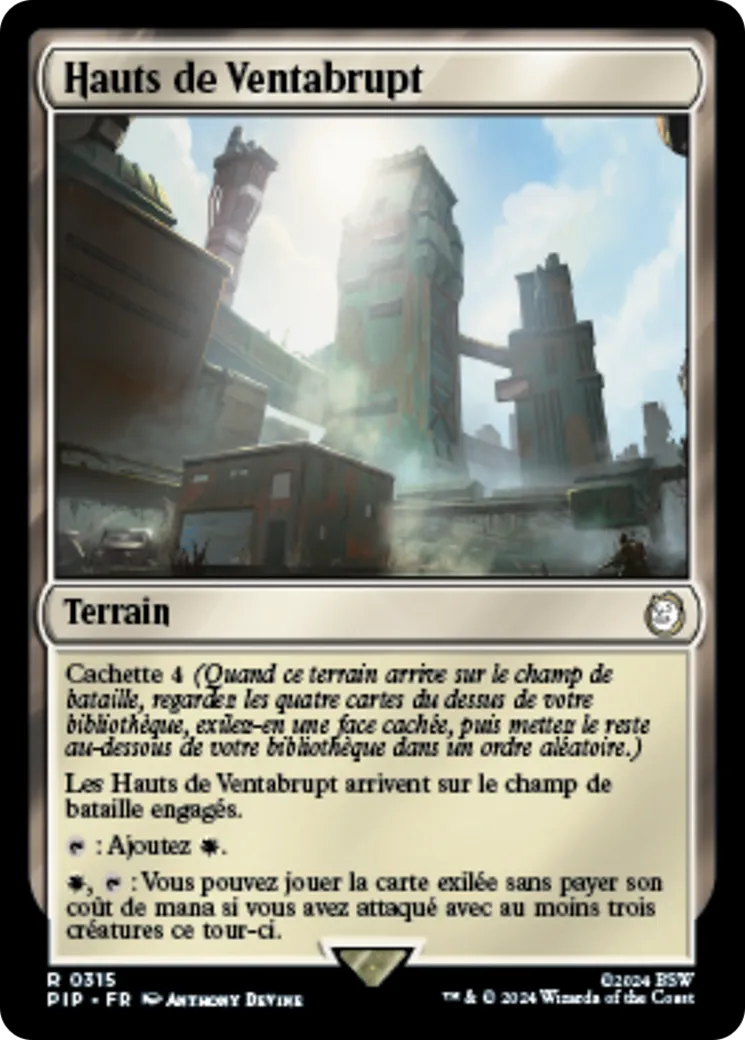 Hauts de Ventabrupt — Fallout — Magic: The Gathering