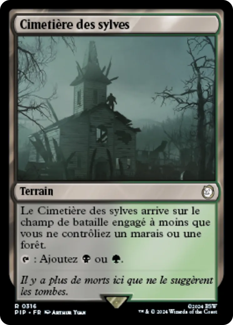 Cimetière des sylves from Fallout - Magic: The Gathering