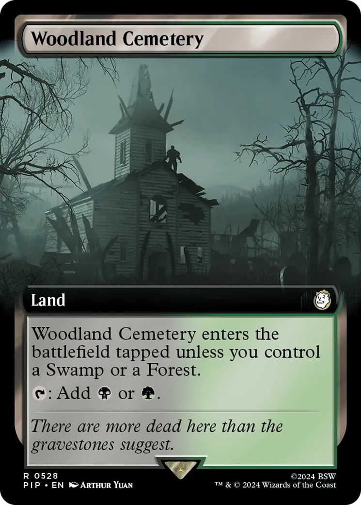 Woodland Cemetery — Fallout — Magic: The Gathering