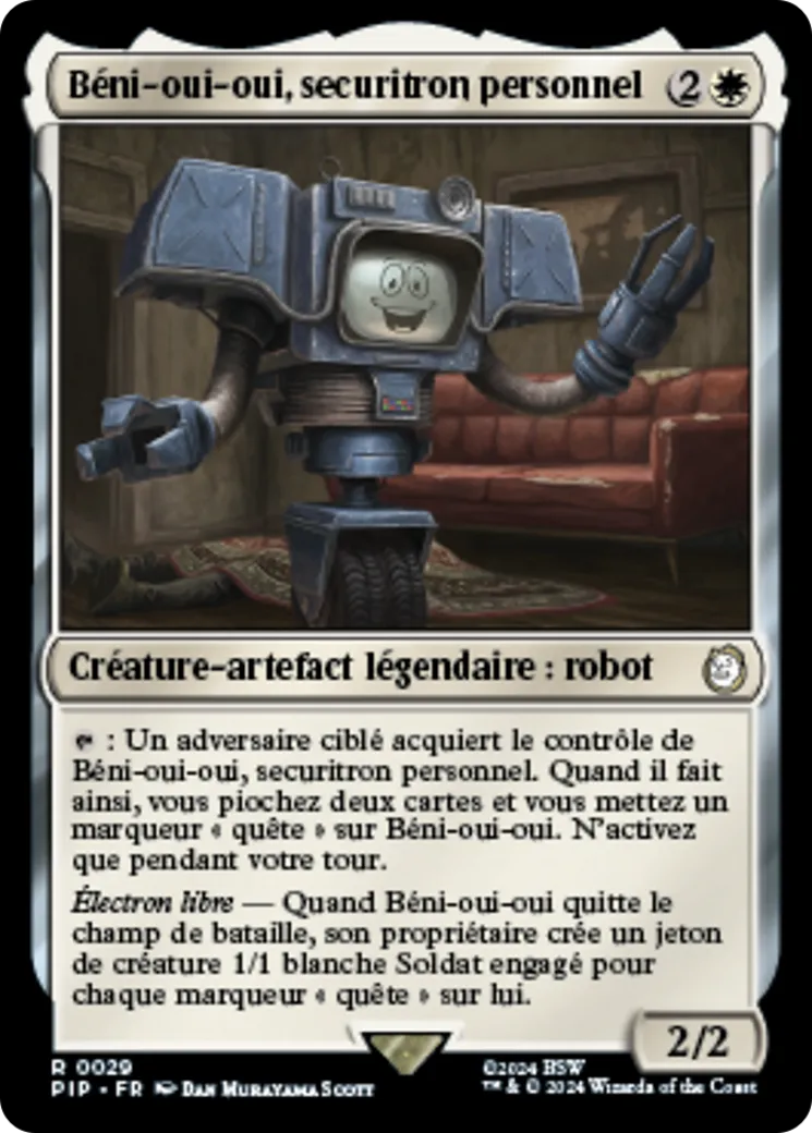 Béni-oui-oui, securitron personnel — Fallout — Magic: The Gathering