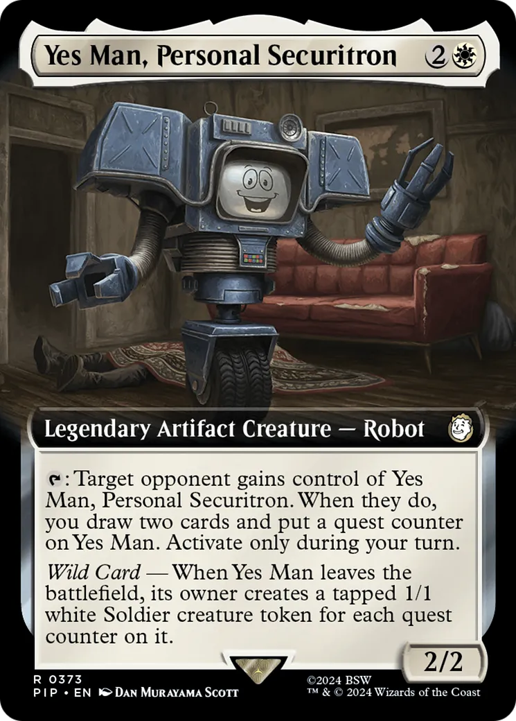 Béni-oui-oui, securitron personnel — Fallout — Magic: The Gathering