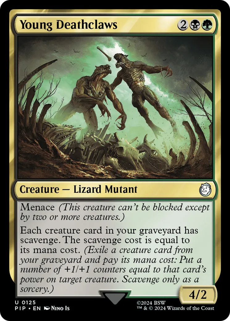 Young Deathclaws — Fallout — Magic: The Gathering