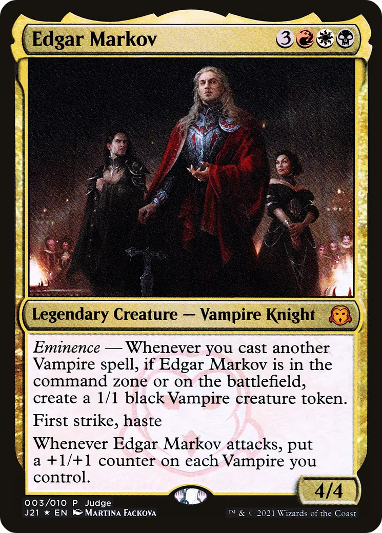 Edgar Markov — Judge Gift Cards 2021 — Magic: The Gathering