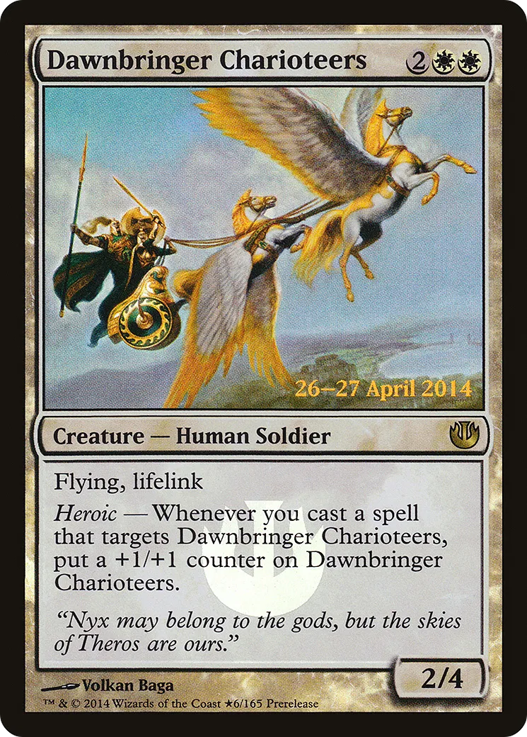 Dawnbringer Charioteers — Journey into Nyx Promos — Magic: The Gathering