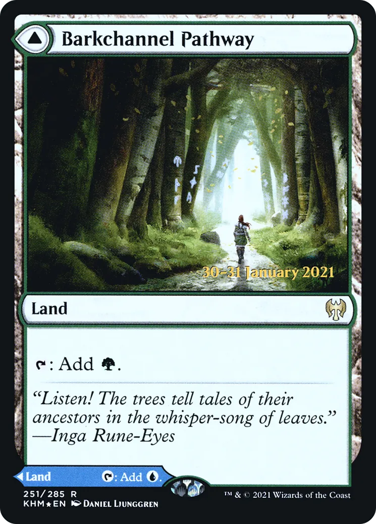 Barkchannel Pathway // Tidechannel Pathway — Kaldheim Promos — Magic: The Gathering