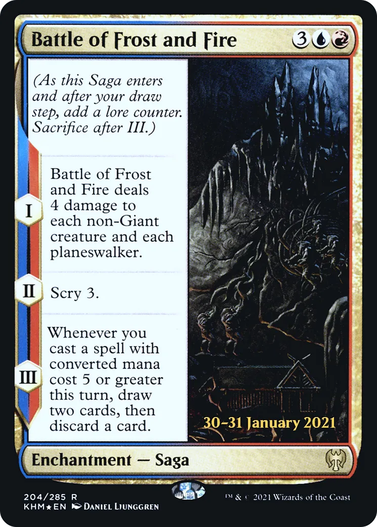 Battle of Frost and Fire — Kaldheim Promos — Magic: The Gathering